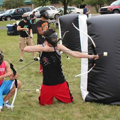 Air Soft Speedball Inflatable Peintball Bunkers Tag Arena Archery CS بازی تیراندازی