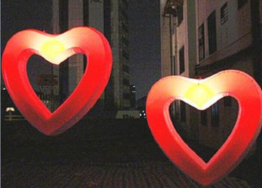 پیشنهاد تعطیلات LED چراغ روشنایی پارچه آکسفورد دوست داشتنی قلب