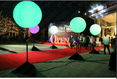 سفارشی مدرن رهبری تلویزیون پایه مبلمان رویداد شب سبز ایستاده LED