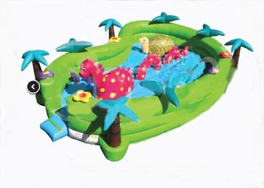 ایمنی Jungel Seaworld ماجراجویی Inflatable Toddler Playground 24ft x 16ft x 6ft