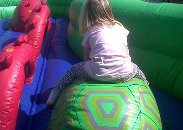 ایمنی Jungel Seaworld ماجراجویی Inflatable Toddler Playground 24ft x 16ft x 6ft