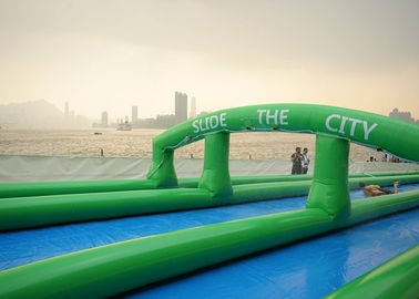 300 متر طولانی Carzy بزرگ قابل انعطاف اسلاید هوا بسته بندی شده PVC پرده بند