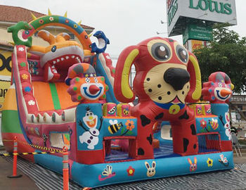 Gaint Inflatable Combo / Inflatable Slide Bouncy / Combo Castle بازی برای کودکان و نوجوانان بازی