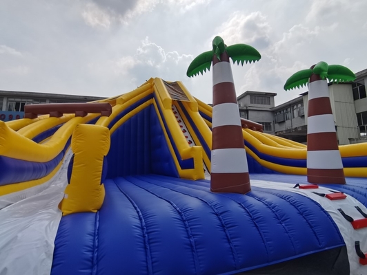 پارک تفریحی بادی در فضای باز PVC با قلعه بازرگانی تجاری