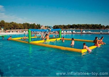 بازی های ورزشی Comercial Water Volleyball Field Inflatable Field For Event Beach
