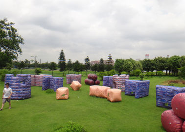 منطقه پینت بال بادوام در فضای باز برای بازی پین بال بادی با مواد پی وی سی