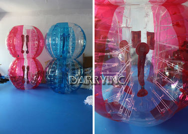 اسباب بازی های کودکان Inflatable در فضای باز 1.8M TPU Material Half Blue Bubble Ball / Red Bubble Balls