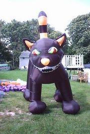 گواهینامه CE در فضای باز غواصی تبلیغاتی Inflatables گربه سیاه جشنواره هالووین