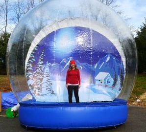در فضای باز شفاف زیبا غول پیکر تبلیغاتی Inflatables Snow Globe CE تایید