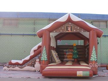 دکوراسیون Inflatables کریسمس Combo Combo Slide Slider با اسلاید در طول زمستان