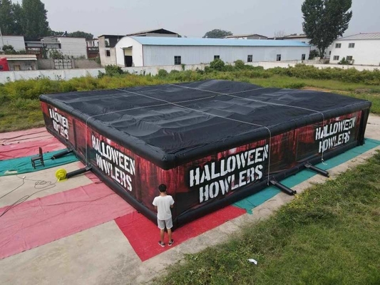 ماز سرگرم کننده هالووین خانه خالی از سکنه بادی فضای باز پی وی سی 0.55 میلی متری