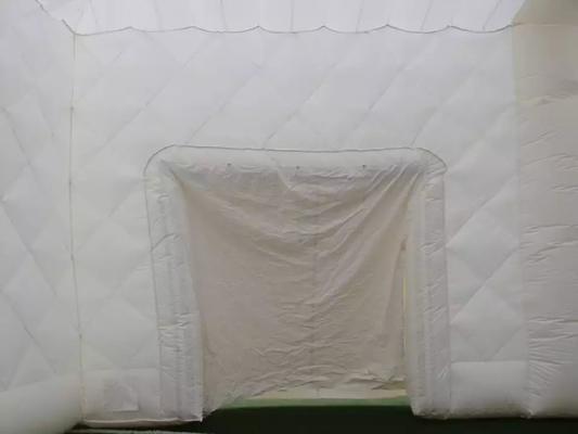 مکعب چادر بادی پی وی سی 0.55 میلی متری برای رویدادهای بزرگ رنگ سفید