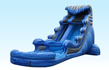 اسلاید آب حیاط خلوت 22Ft، اسلاید آب در حیاط خلوت Singel Lane سوپر اسلاید Inflatable با صعود پله