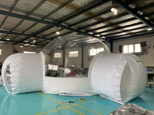چادر بادی PVC 1 میلی متری چادر حباب دار کمپینگ Clear Eco Dome درجه تجاری