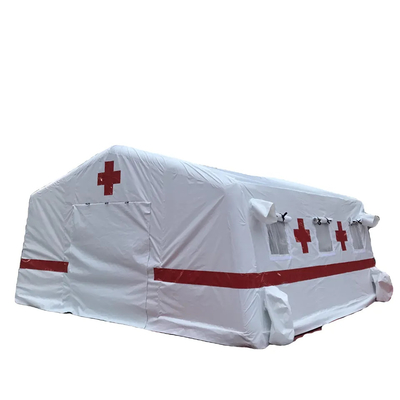 چادر کمک های اولیه بیمارستانی چادر بادی صلیب سرخ برزنت پی وی سی هوا تنگ