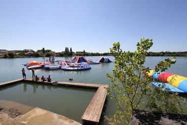 ماجراجویی تفریحی آبپاشی Waterpark Tremplins پرش آب - Lac - Arroques