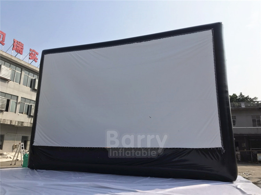 صفحه نمایش فیلم بادی تجاری با پروژکتور / صفحه نمایش فیلم بادی 20 فوت در فضای باز برای رویداد