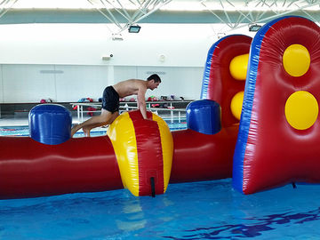 آبنما تجاری Aqua Fun Inflatable Slide / Water تا حواس پرتی برای استخر شنا