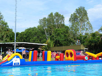 54 FT Long Giant Water Inflatable مداخلۀ مداوم با طول عمر 0.9 میلی متری PVC