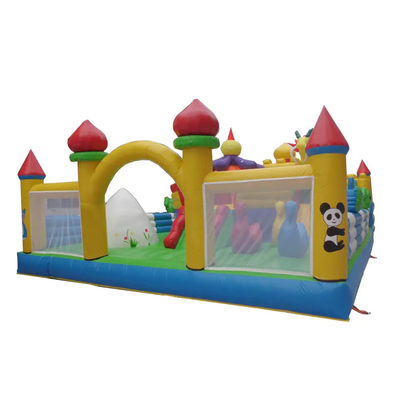 پارک تفریحی بادی مناسب کودکان با چاپ زمین بازی در فضای باز Blow Up Jumping Castle
