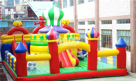 BSCI Slide Bouncy Castles جهنده بادی سرپوشیده برای زمین بازی مرکز بازی Jumper