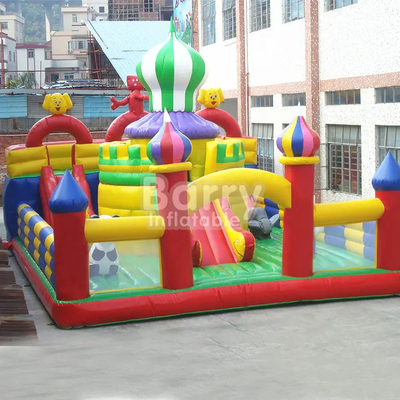 BSCI Slide Bouncy Castles جهنده بادی سرپوشیده برای زمین بازی مرکز بازی Jumper