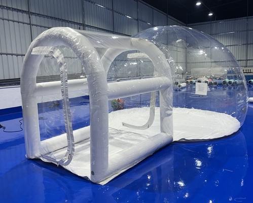 چادر کمپینگ بادی حباب دار شفاف PVC 1 میلی متری چاپ دیجیتال