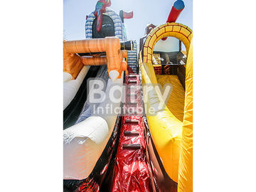 پادشاهی تجاری دزدان دریایی Slide Inflatable منفجر کردن دوره مانع با Bouncer