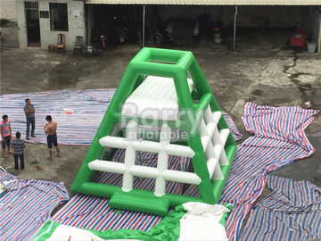 اسباب بازی آب بادی 4.8 متری با تور پر آب آبشار با اسلاید آب