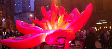 تزئین نورپردازی بادی تزئینی سفارشی به رهبری گل بادی