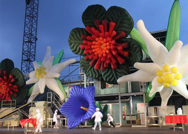 8m تزئینی گل بادی برای تزئینات عروسی با پارچه پنبه PVC
