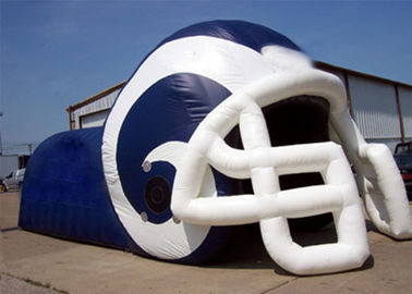 بنفش Inflatable ورزشی بازی تونل فوتبال برای رویداد / تبلیغات