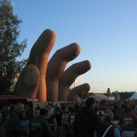 مقاوم در برابر آتش Giant Inflatable Finger Hand / Inflatable محصولات تبلیغاتی برای تبلیغات