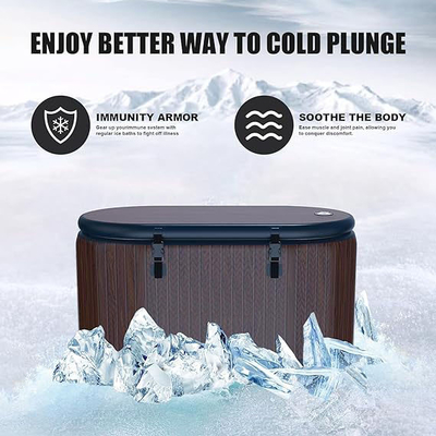300 لیتری بزرگ حجم بادکنک استخر یخ حمام آب سرد حمام آب سرد با 1/2HP چیلر