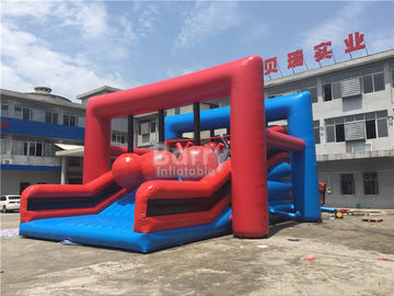 PLATO PVC تارپولین Insane ورزش Inflatable دوره مانع بازی خراب کردن توپ 5K تورم