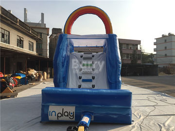 اسلاید آبگرم قابل حملی Rainbow برای کودکان، زمین بازی بادی غول پیکر