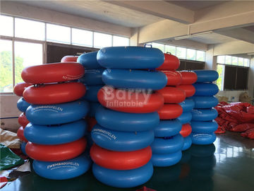 اسباب بازی آب آبی بادی قرمز و آبی برای کودکان، شناورهای استخر شنا