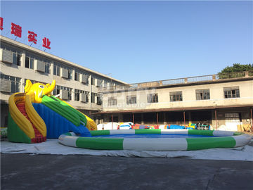 0.55mm PVC تارپول بادی آب پارک اسلاید برای کودکان و نوجوانان / بازی های بادی بادی