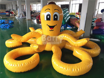 سفارشی هشت پا زرد Inflatable Pool شناور برای پارک آبی آب