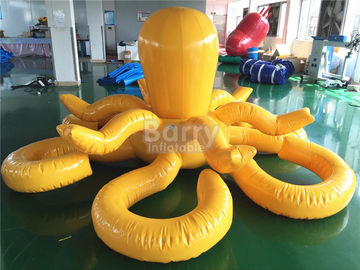 سفارشی هشت پا زرد Inflatable Pool شناور برای پارک آبی آب