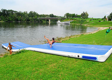طولانی آبی صاف لاستیک هوا تنگ یوگا ملافه، شناور تور بادی هوا برای آب