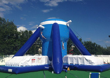 رایگان Klimb Inflatable بازی های تعاملی، بزرگ آبی 28ft بادی کوه نوردی