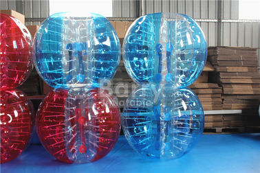 1.2 M 1.5m 1.8m اندازه پی وی سی TPU توپ حباب برای بازی در فضای باز فوتبال فوتبال بازی