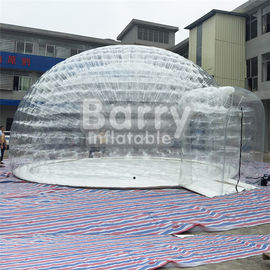 چادر حباب بادی شفاف، چادر هواپیما در فضای باز با پنبه پلاستیکی PVC