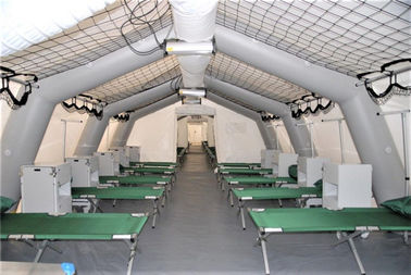 پناهگاه چادر بادی پزشکی قابل حمل در فضای باز در فضای باز برای رویدادهای اضطراری