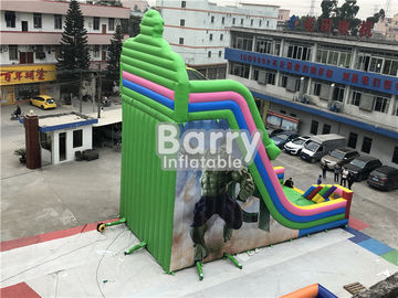 اسلایدهای PVC برزنت سفارشی ساخته شده برای کودکان کارتون خشک گوریلا اسلایدهای بادی تجاری برای مهمانی