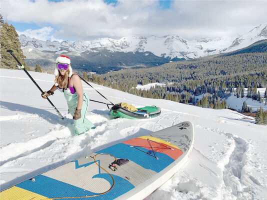 Fanatic Ski Facility Inflatable Board SUP Board Logo Custom