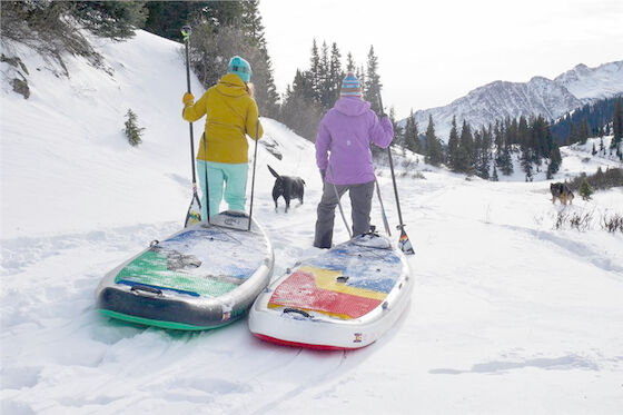 Fanatic Ski Facility Inflatable Board SUP Board Logo Custom