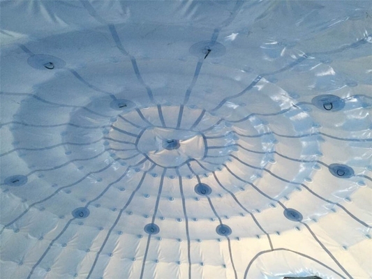 چادر حباب دار کریستالی چادر بادی گنبدی شفاف خانواده کمپینگ در فضای باز