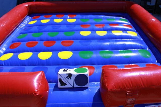 بازی ورزشی بادی پی وی سی 0.55 میلی متری Mega Twister Body Inflation Game